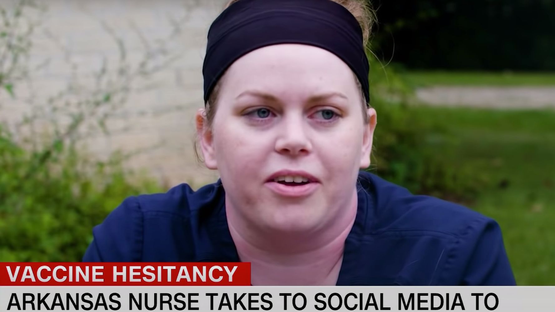 Nurse Reveals Her Prank On COVID-19 Deniers Who Say She's A Crisis Actor
