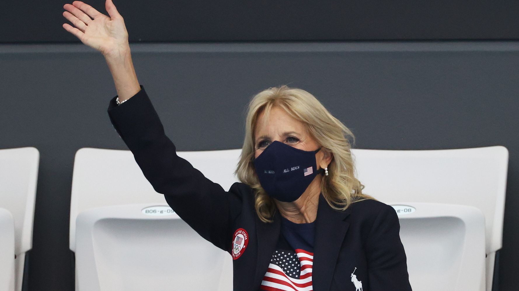 U.S. Olympians Chant Jill Biden's Name As First Lady Cheers On Swimmers In Tokyo