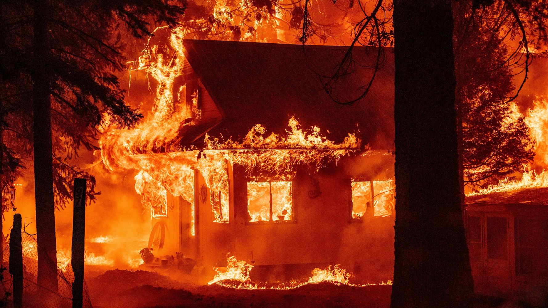 California's Largest Wildfire Torches Homes As Blazes Lash West