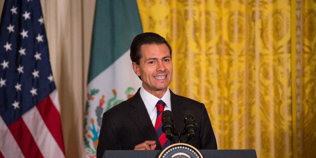 Washington, D.C. On Friday, July 22, in the East Room of the White House, President Barack Obama held a joint press conference with President Enrique PeÃ±a Nieto of Mexico. (Photo by Cheriss May/NurPhoto via Getty Images)