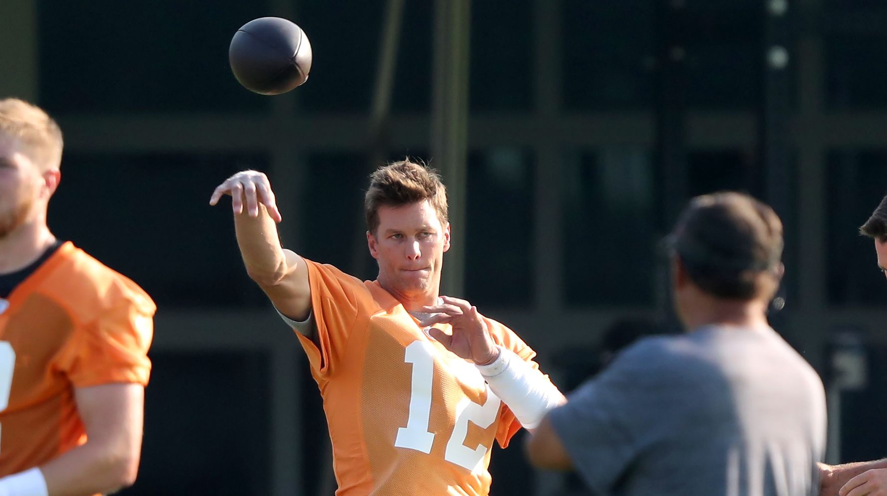 VIDEO: Young Tom Brady Throwing Darts During the Skills Challenge