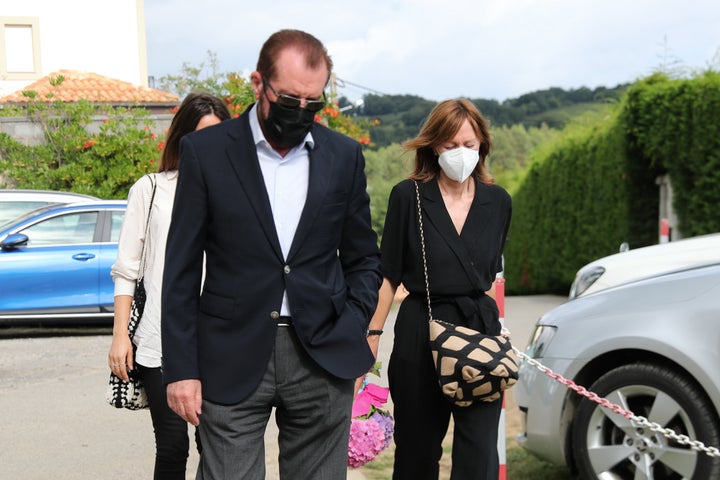 Jesús Ortiz, en el funeral