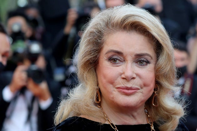 L'actrice Catherine Deneuve sur le tapis rouge pour le film