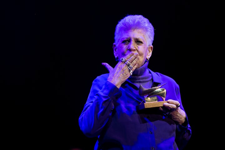 Pilar Bardem en la gala de los premios de la 'Unión de Actores' (2020).