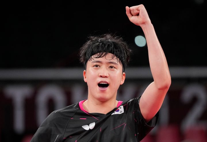 韓国代表の卓球男子チョン・ヨンシク選手