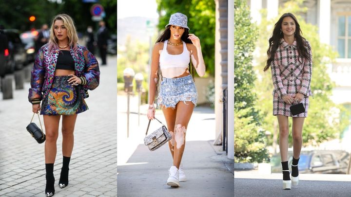 Florence Pugh, Winnie Harlow and Olivia Rodrigo have been photographed in miniskirts recently. 