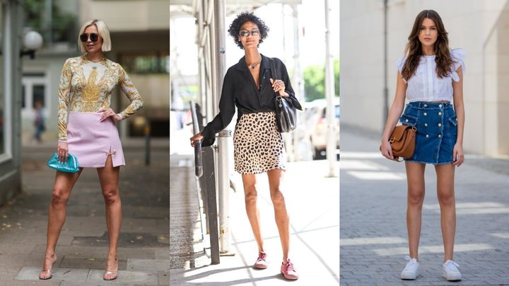 Miniskirts have appeared on many runways and street-style photo shoots of late.