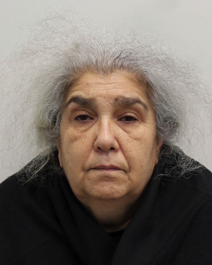 This undated photo issued by the Metropolitan Police shows Lulu Lakatos. A purported gem expert has been convicted of using sleight of hand to steal 4.2 million pounds ($5.7 million) worth of diamonds from a luxury jeweler in London’s tony Mayfair district. Lulu Lakatos, 60, was sentenced Wednesday July 28, 2021, to 5 1/2 years in prison after the trial at Southwark Crown Court in London. (Metropolitan Police via AP)