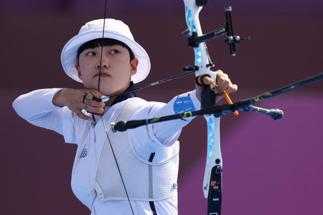 韓国女子アーチェリーのアン・サン選手