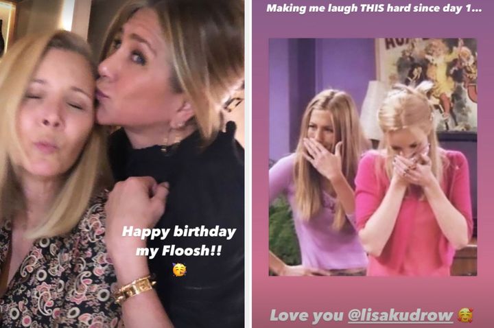 Jennifer Aniston also shared a birthday tribute to Lisa Kudrow