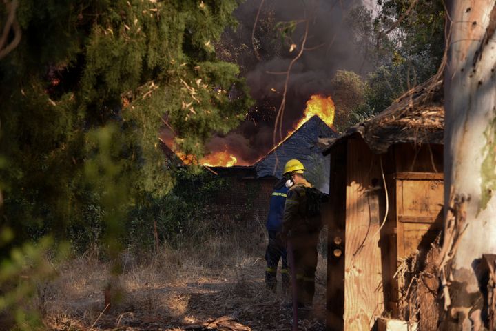 ΠΥΡΚΑΓΙΑ ΣΤΗΝ ΠΕΡΙΟΧΗ ΛΑΜΠΙΡΗ - ΜΠΟΥΚΑ ΑΧΑΙΑΣ (EUROKINISSI)