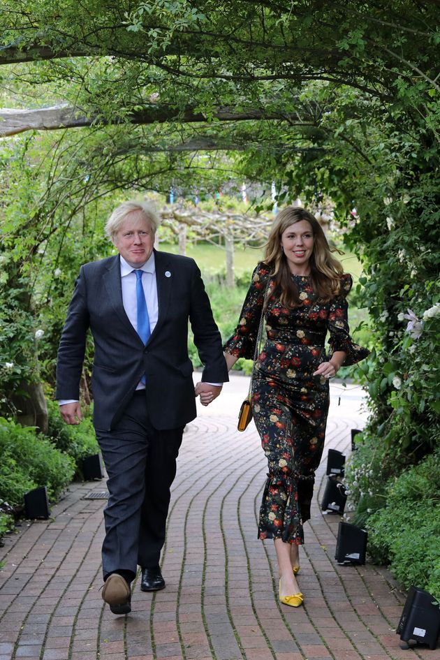 Prime Minister Boris Johnson and Carrie Johnson 