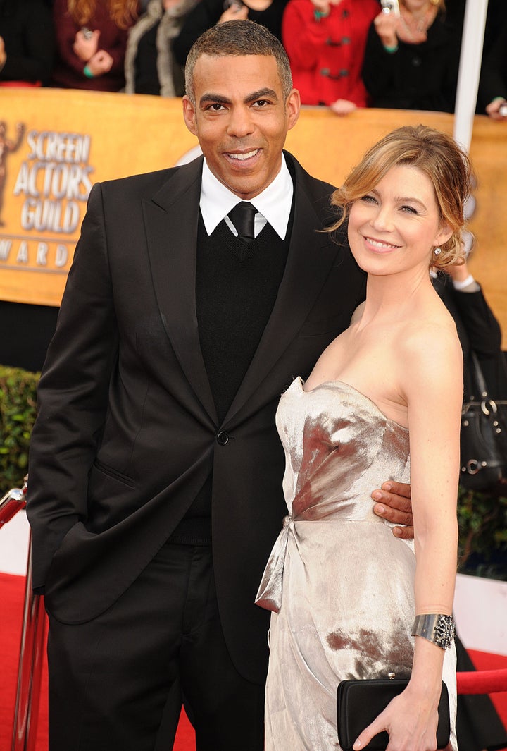 Ellen Pompeo and Chris Ivery in 2008 in Los Angeles.