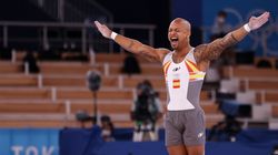 El gimnasta español Ray Zapata, medalla de plata en la final de