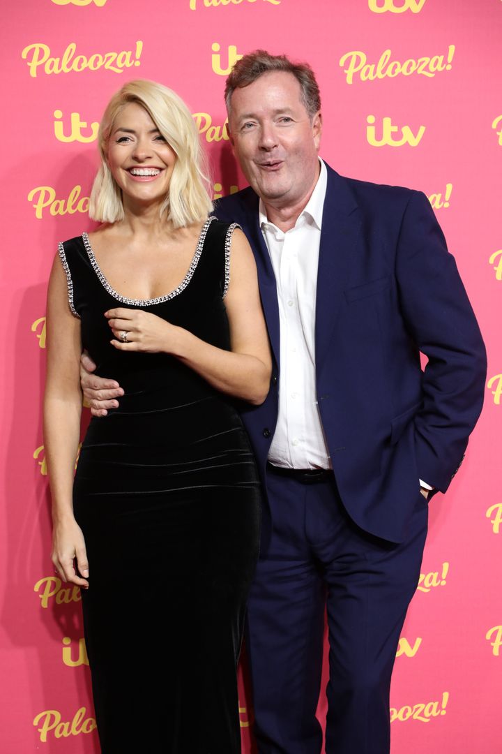 Holly Willoughby and Piers Morgan 