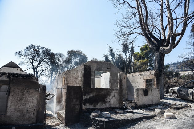 ΔΕΥΤΕΡΗ ΗΜΕΡΑ ΤΗΣ ΠΥΡΚΑΓΙΑΣ ΣΤΟ ΛΑΜΠΙΡΙ ΑΧΑΪΑΣ (EUROKINISSI)