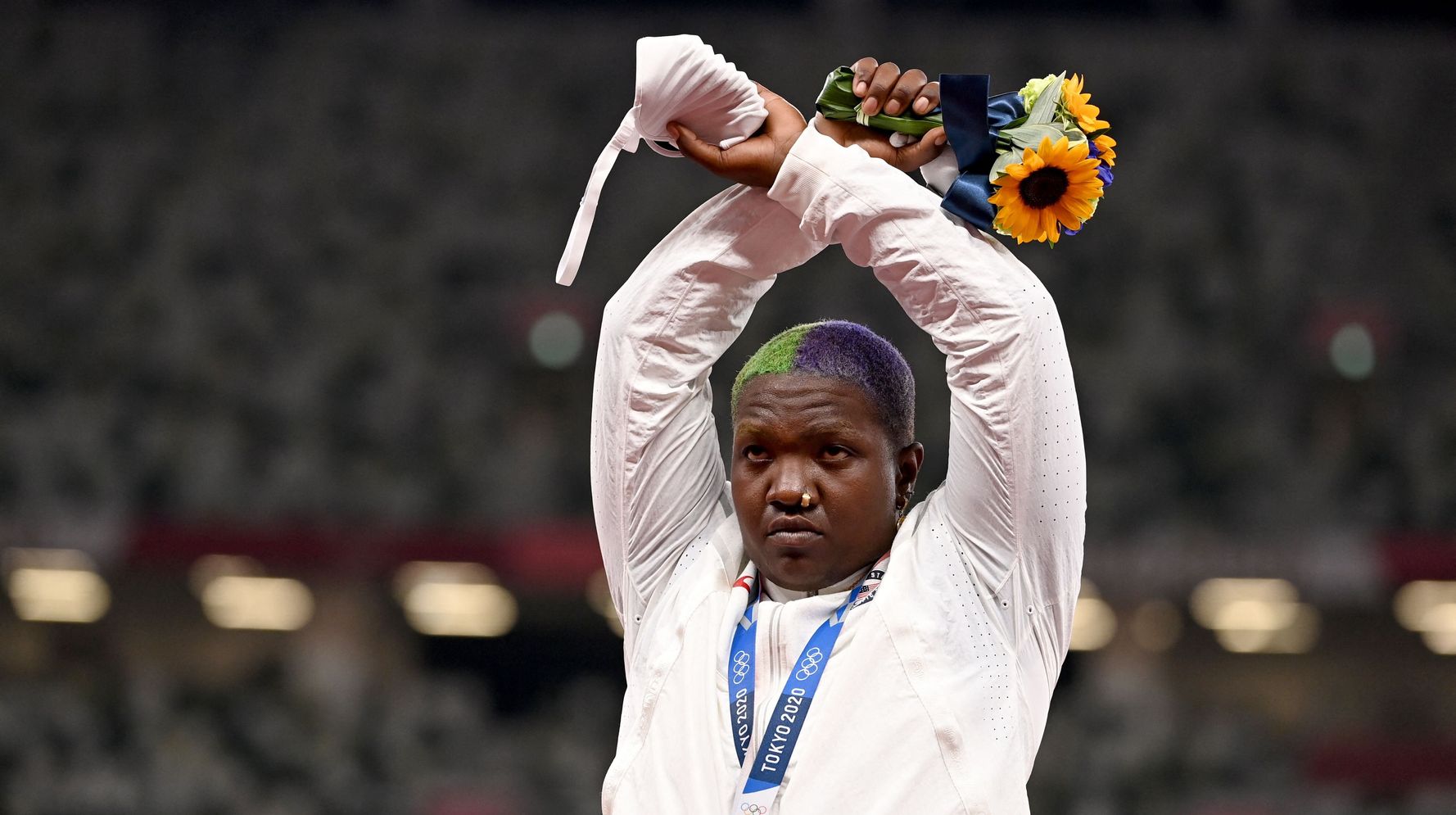 Shot-Putter Raven Saunders Defends ‘X’ Gesture, In Honor Of All Who Are Oppressed