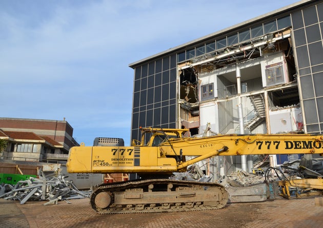 The demolition of the old IMAX building in Bournemouth back in 2013.