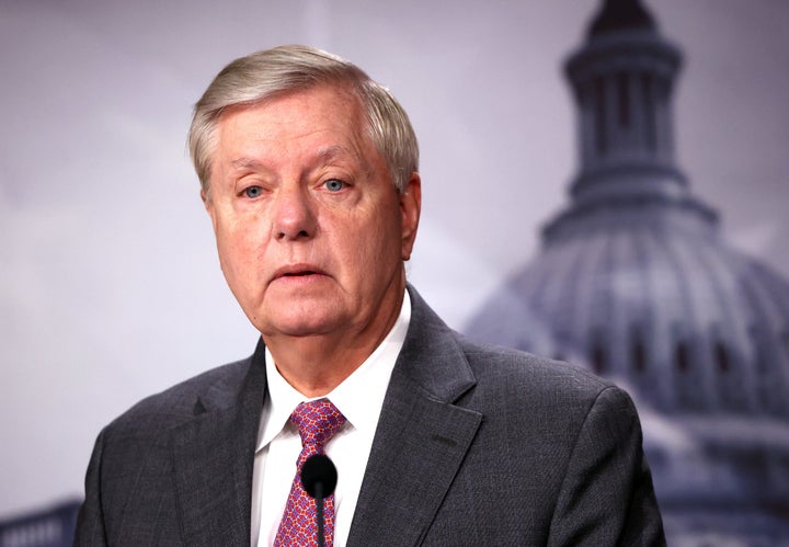 Sen. Lindsey Graham (R-S.C.), seen here Friday, said he has tested positive for COVID-19 and has been having flu-like sy