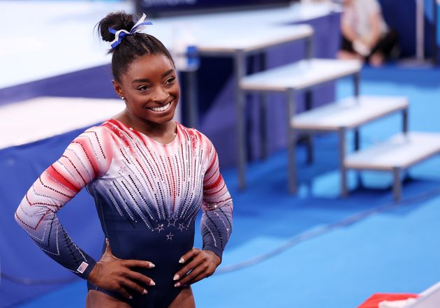 Simone Biles décroche le bronze à la poutre, sa 7e médaille olympique (Simone Biles remporte le bronze à la poutre le 3 août. Photo par Laurence Griffiths/Getty Images)