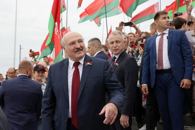 President Lukashenko, whose election a year ago has been disputed by the