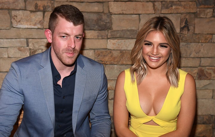 Damian Powers and Giannina Gibelli attend a "Love Is Blind" screening and reception at City Winery on Feb. 27, 2020, in Atlan