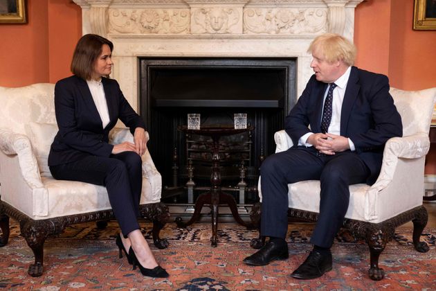 Boris Johnson Tells Belarus Opposition Leader The UK Is 'On Your