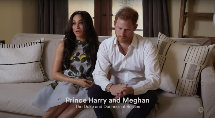 Meghan Markle and Prince Harry made a virtual appearance at Spotify’s Stream On conference.