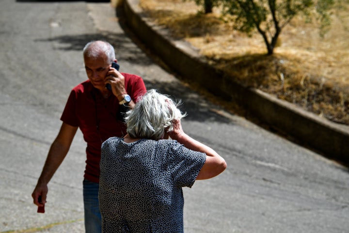 Πληγέντες από την πυρκαγιά στην Ηλεία