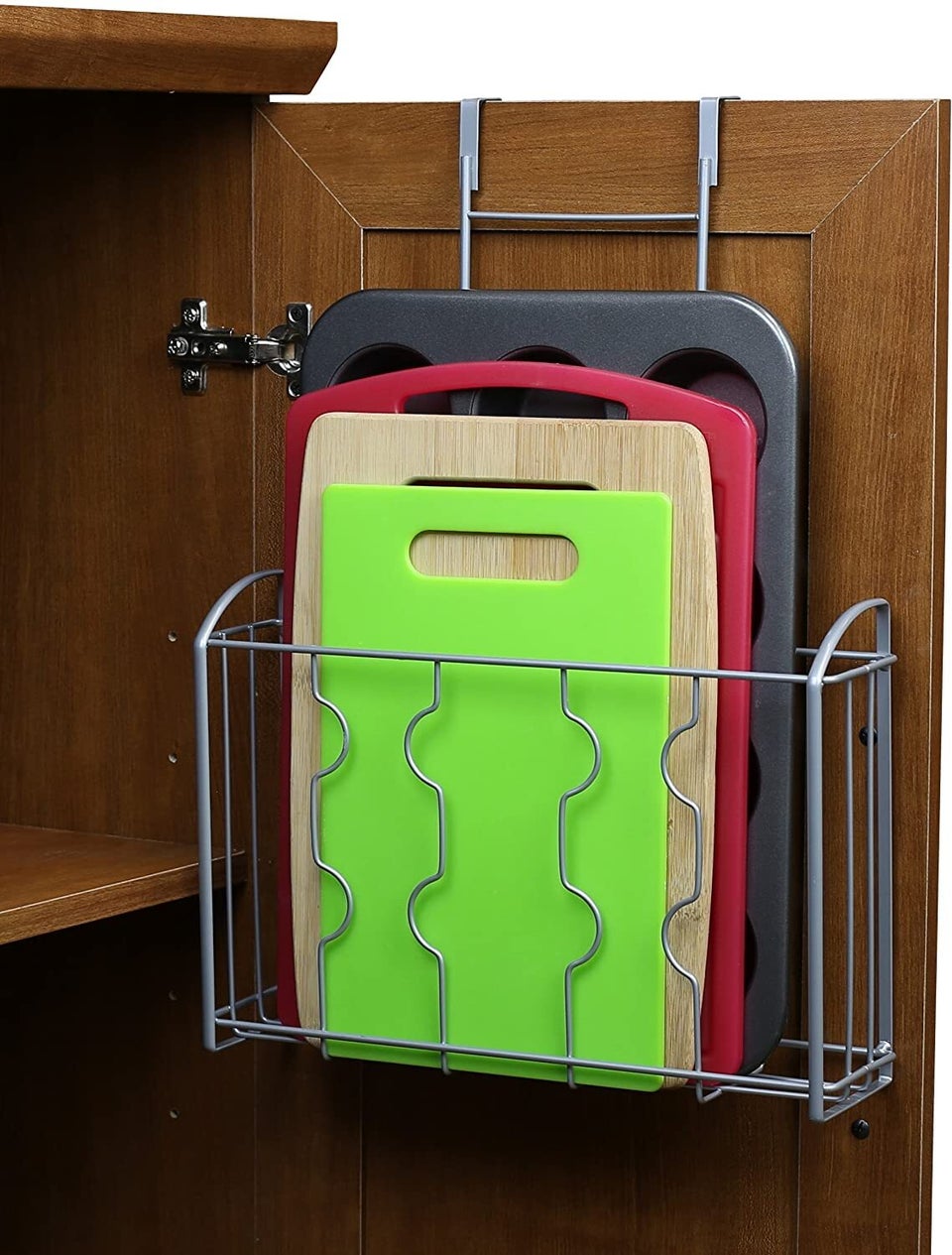 This $20 Lid Organizer Has Tamed the Chaos Inside My Kitchen Cabinets