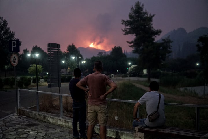 Πυρκαγιά στην Αρχαία Ολυμπία