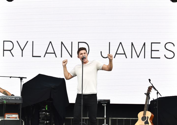 "3 Purple Hearts" is "the most important video I’ve ever made, not only for myself as an artist but for myself as a person," said Ryland James, seen here at a 2019 performance in Las Vegas. 
