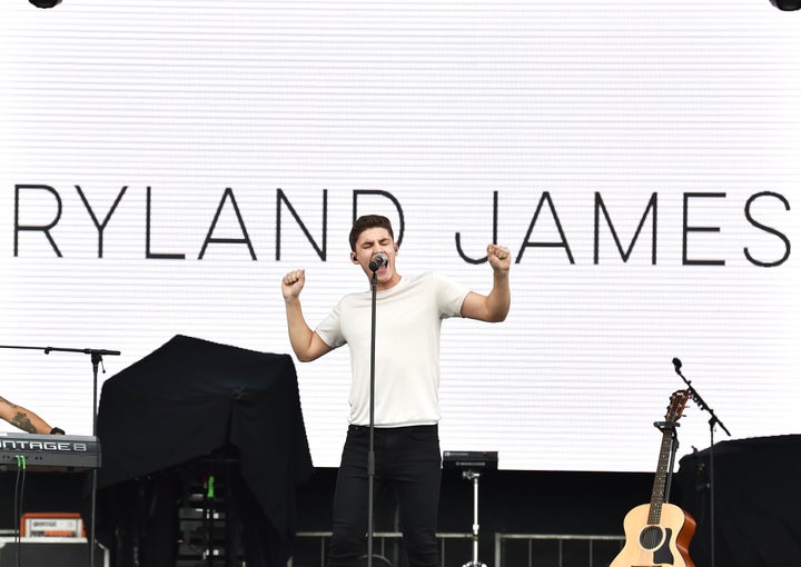 "3 Purple Hearts" is "the most important video I’ve ever made, not only for myself as an artist but for myself as a person," said Ryland James, seen here at a 2019 performance in Las Vegas.