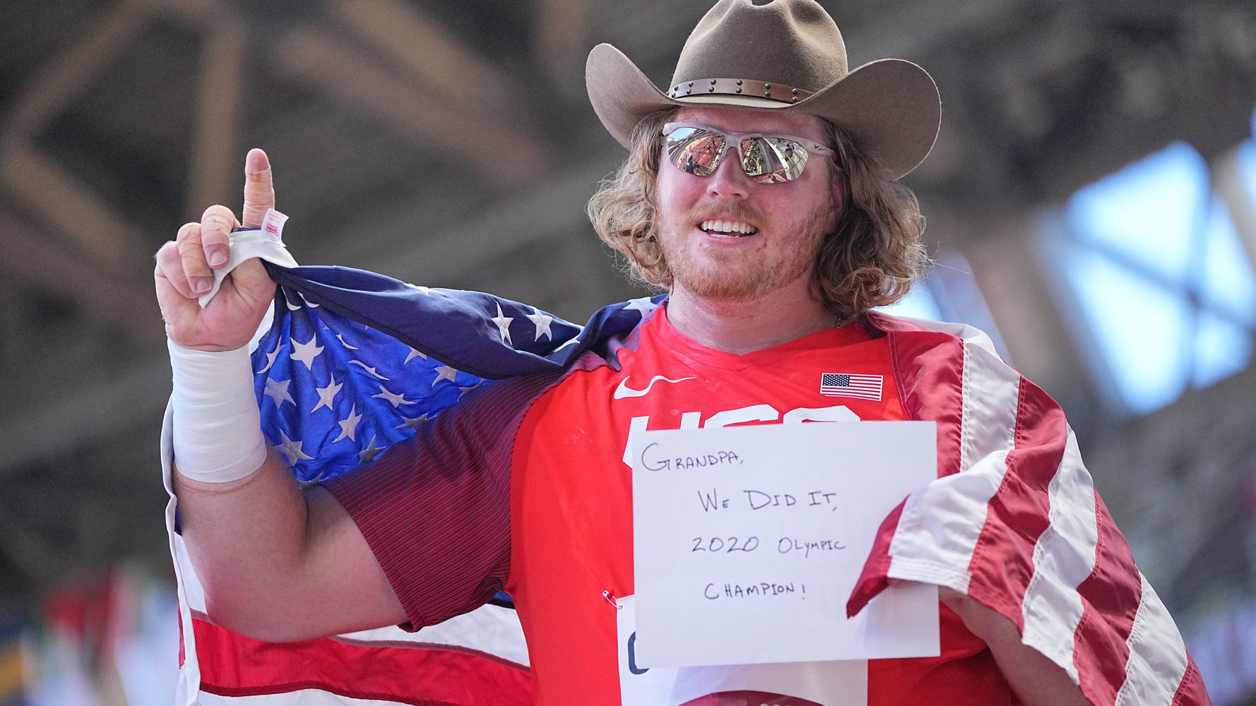 Ryan Crouser Dedicates Shot Put Gold To Late Grandfather: 'We Did It'