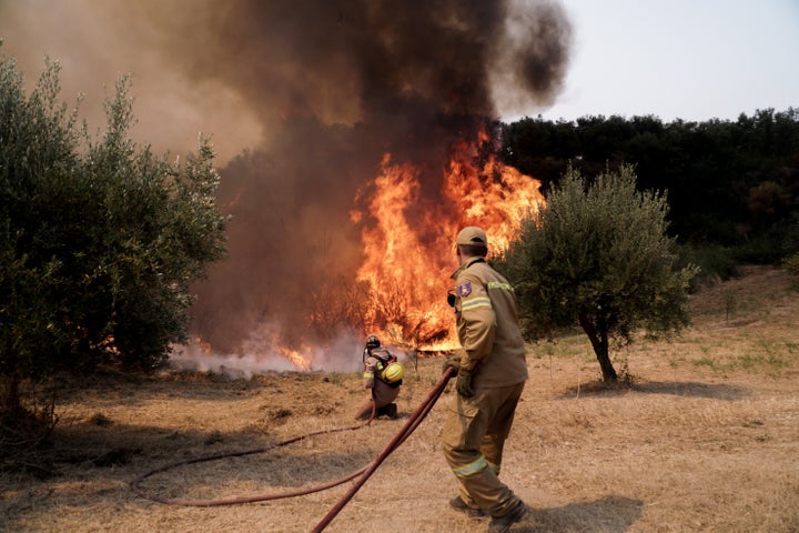 Φωτιά στο Χελιδόνι Ηλείας