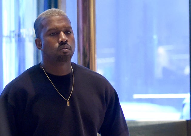 Le chanteur Kanye West dans la Trump Tower le 13 decembre 2016 à New