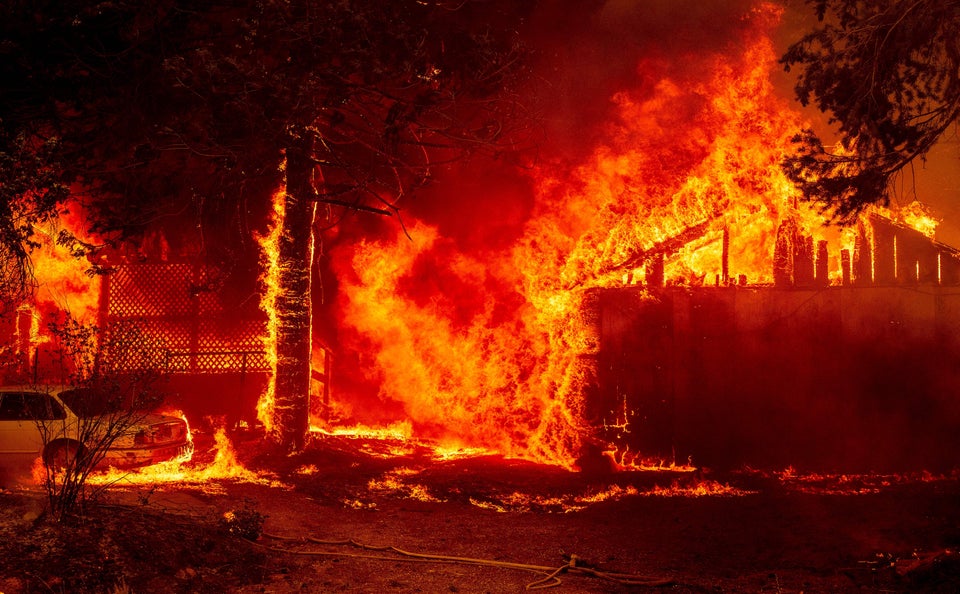 The largest wildfire in California has destroying buildings in a California
