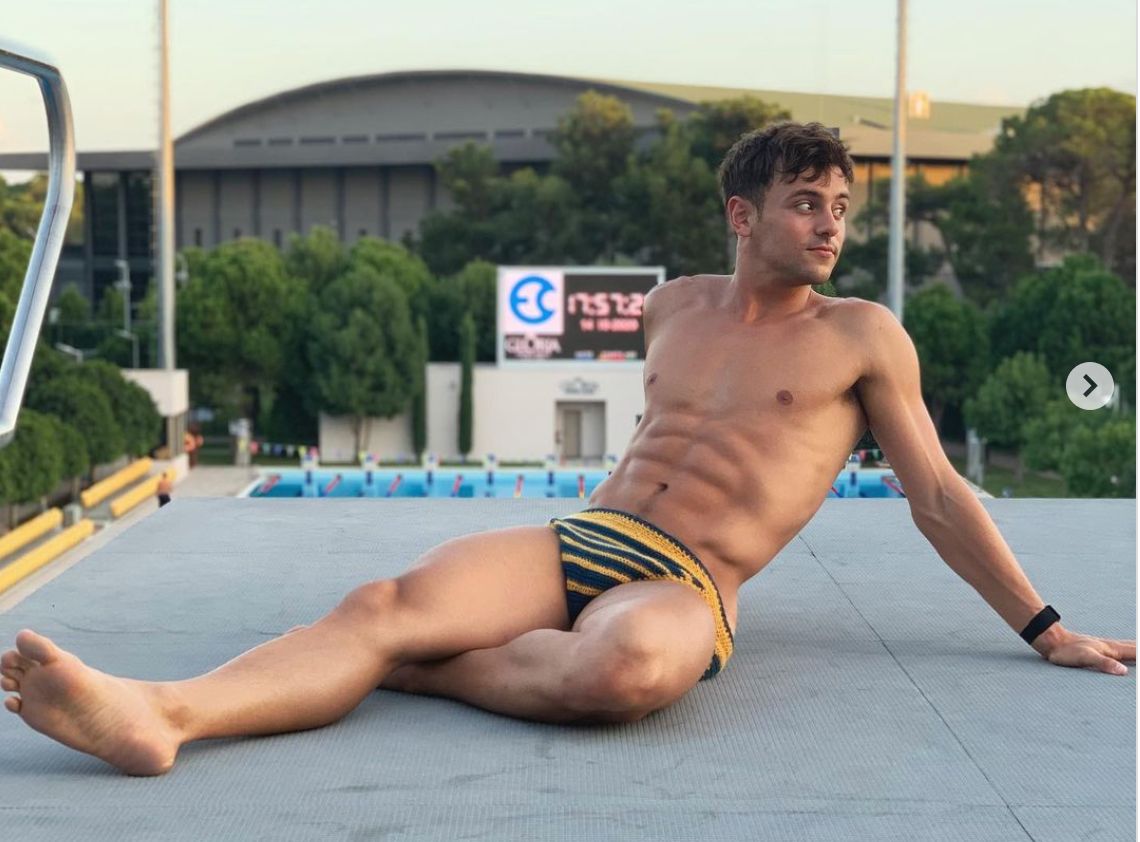 Tom Daley Fans Want To Know If He's Ever Knitted Some Trunks. 
