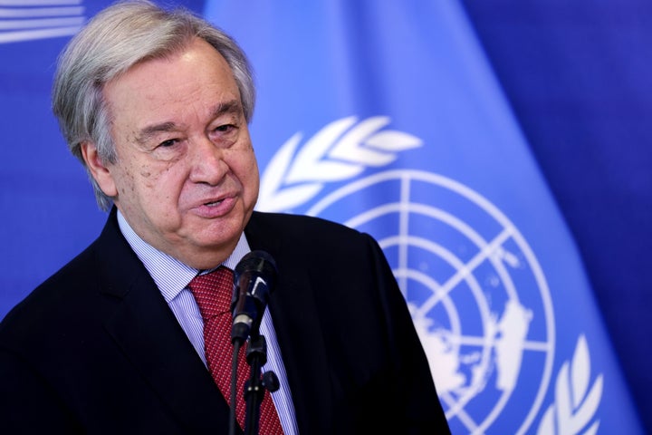 António Guterres, Secretario General de la ONU.