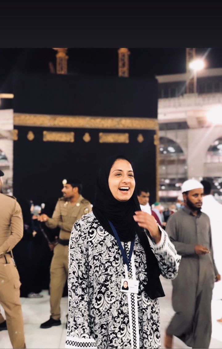 Farhana Ali during her Umrah trip in 2019.