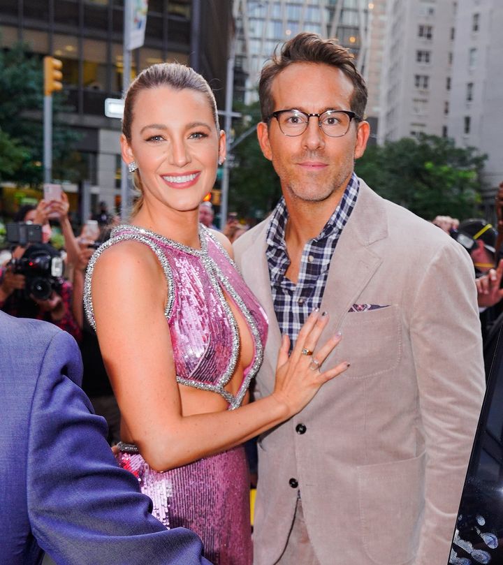 Blake Lively and Ryan Reynolds at the "Free Guy" premiere on Aug. 3 in New York City.