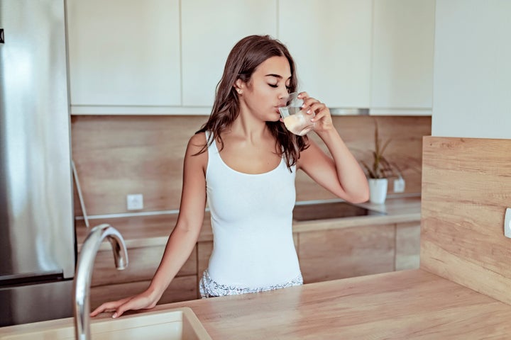 Hydrating when you first wake up is important.