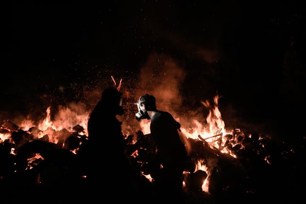 Πυρκαγιά στην Βορειοανατολική Αττική, Παρασκευή 6 Αυγούστου 2021. Στιγμιότυπο από τον Άγιο Στέφανο. (EUROKINISSI/ΜΙΧΑΛΗΣ