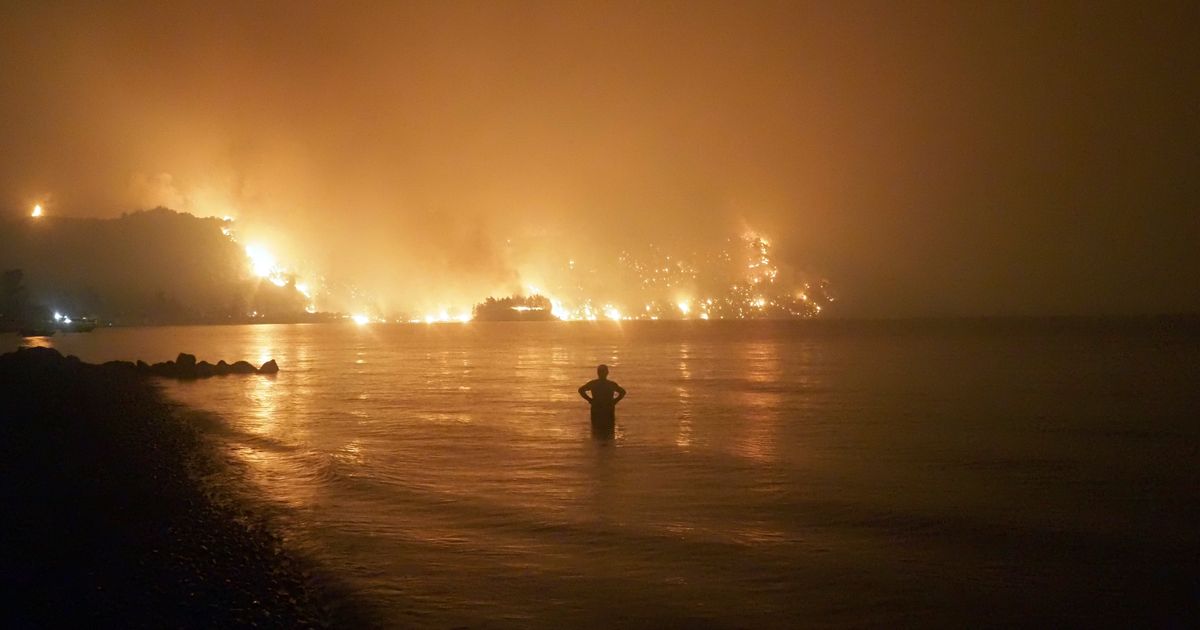 'A Biblical Catastrophe': Wildfires Rampage Through Greece