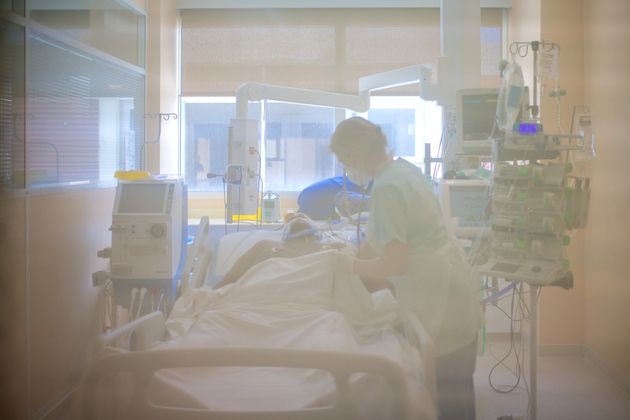 L'AP-HP en appelle aux soignants volontaires pour aider la Guadeloupe et la Martinique (Photo prise à l'hôpital Les Abymes de Pointe-a-Pitre en Guadeloupe le 6 août par Cedrick Isham CALVADOS / AFP)