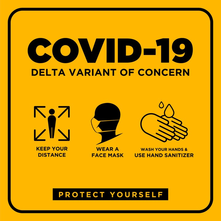 Delta variant of coronavirus outbreak influenza as dangerous flu strain cases as a pandemic concept banner flat style illustration, Delta variant of Covid-19 stock illustration stock illustration