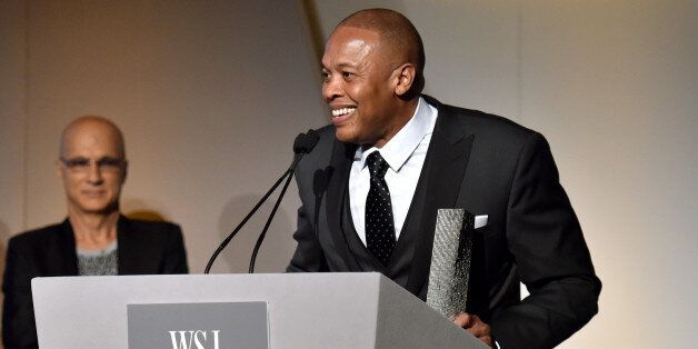 NEW YORK, NY - NOVEMBER 05: Dr. Dre speaks onstage at WSJ. Magazine 2014 Innovator Awards at Museum of Modern Art on November 5, 2014 in New York City. (Photo by Mike Coppola/Getty Images)
