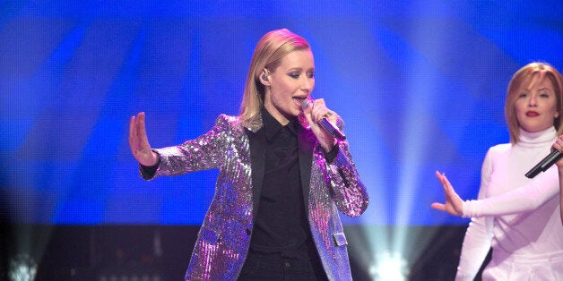 LOS ANGELES, CA - DECEMBER 31: Singers Iggy Azalea performs at Dick Clark's New Year's Rockin' Eve With Ryan Seacrest 2015 at CBS Television City in Los Angeles California on December 31, 2014. (Photo by Mark Davis/DCNYRE2015/Getty Images for dcp)