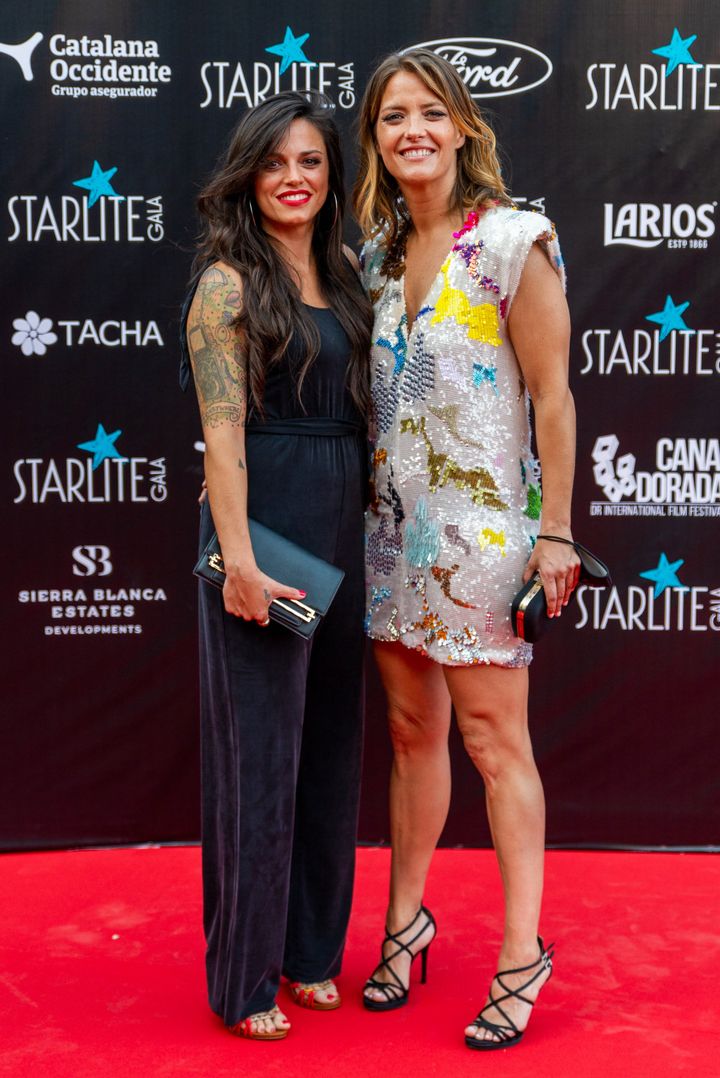 María Casado y Martina posan en la alfombra roja de la Gala Starlite.