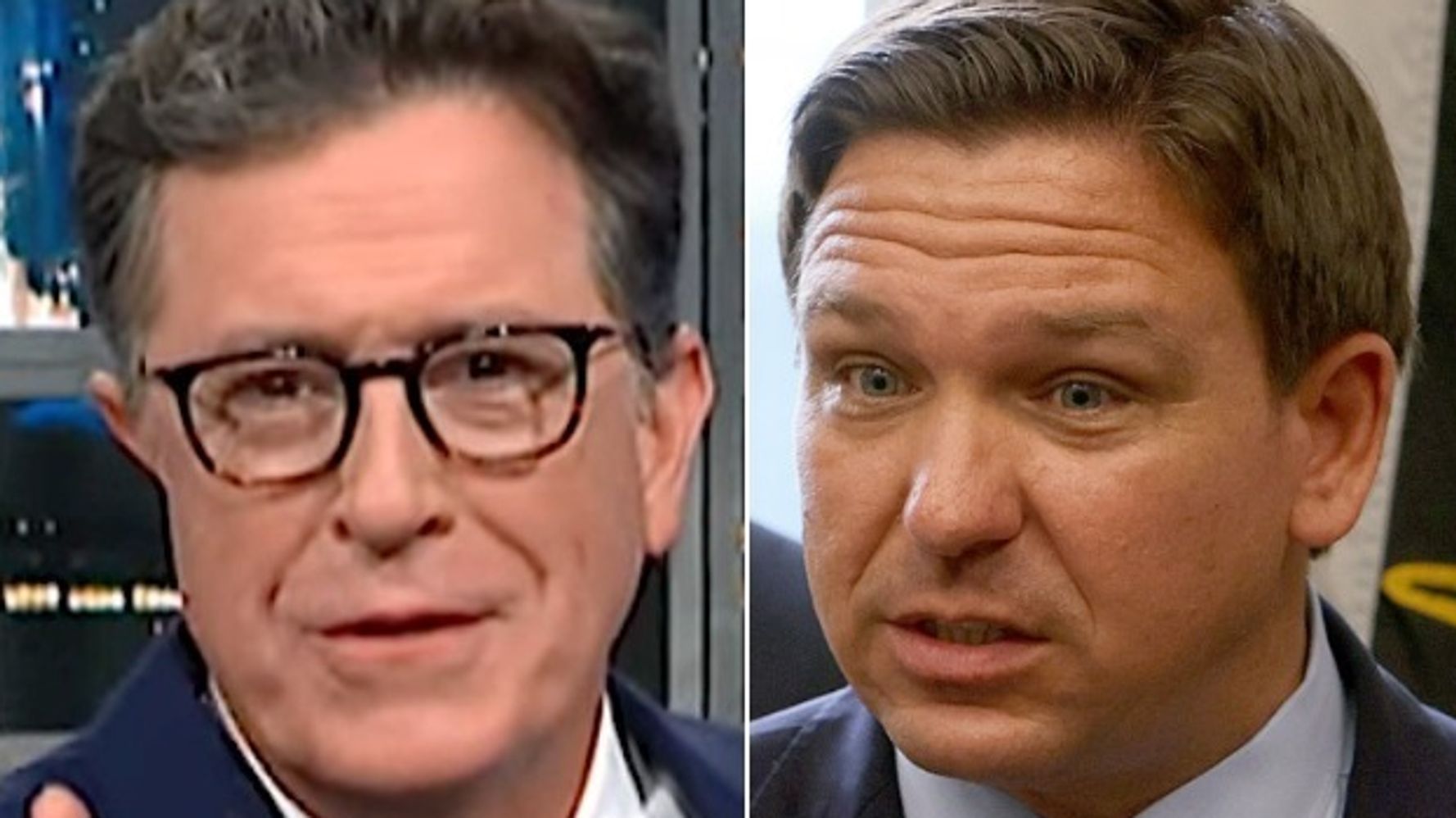 Stephen Colbert Taunts Gov. Ron DeSantis With A Damning Historical Comparison